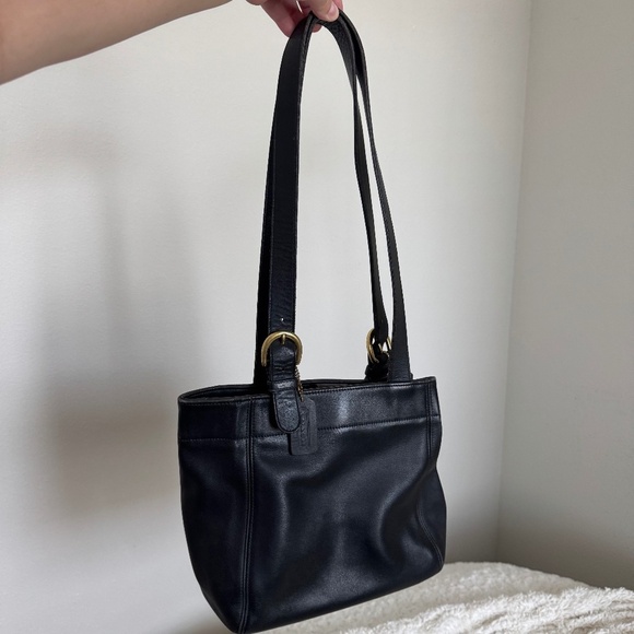 Vintage Coach Waverly Soho Buckle Bag Black 4157 - Picture 1 of 14